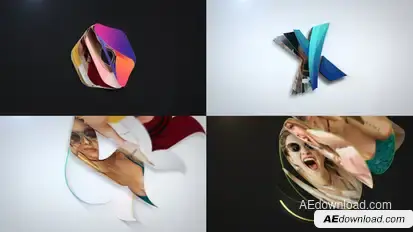Photo Flip Logo Reveal Logo Stings template preview