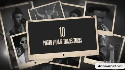 Photo Frame Transitions Elements template preview