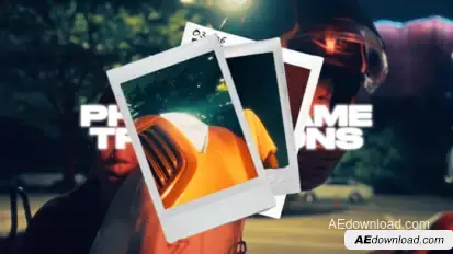 Photo Frames Transitions Elements template preview