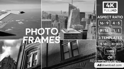 Photo Frames Slideshow Video Displays template preview