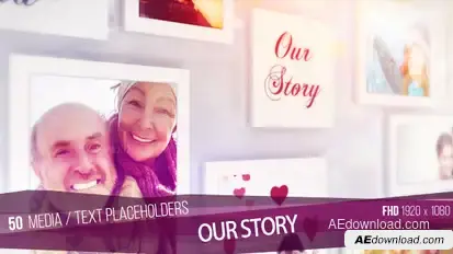 Photo Wall Gallery Video Displays template preview