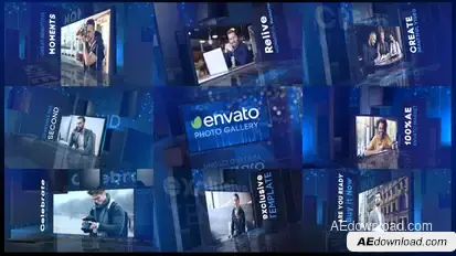 Photo Gallery Video Displays template preview