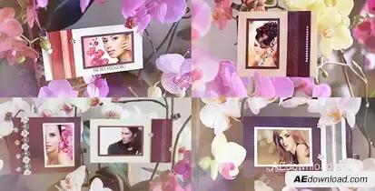 Photo Gallery in Flowers Video Displays template preview