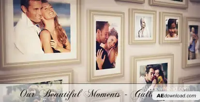 Photo Gallery Pack - Our Beautiful Moments Video Displays template preview