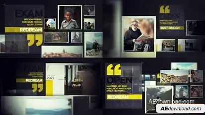 Photo Gallery Slideshow Openers template preview