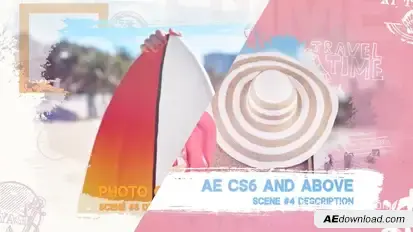 Photo Journey Slides Video Displays template preview