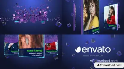 Photo Logo Reveal Video Displays template preview