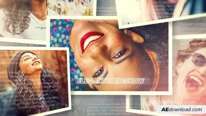 Photo Memories Video Displays template preview