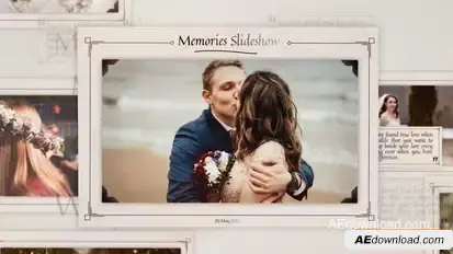 Photo Memories And Moments Slideshow Openers template preview