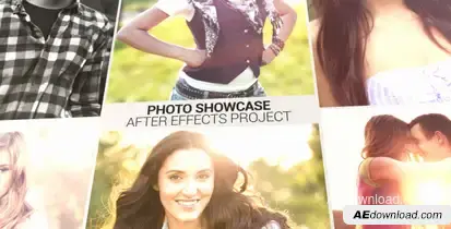Photo Showcase Video Displays template preview