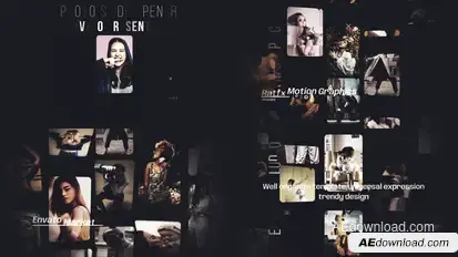 Photo Slide broadcast-packages template preview