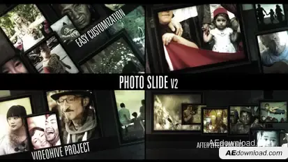 Photo Slide v2 Video Displays template preview
