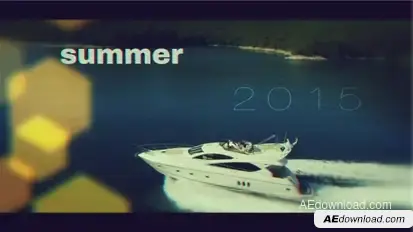 Summer Photo Slideshow Video Displays template preview