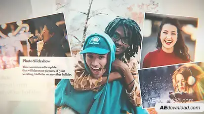 Romantic Slideshow Video Displays template preview