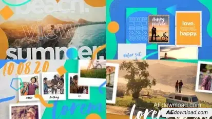 Photo Slideshow Openers template preview