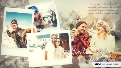 Photo Slideshow / Ink Memories Video Displays template preview