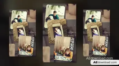 Photo Slideshow Vertical Video Displays template preview