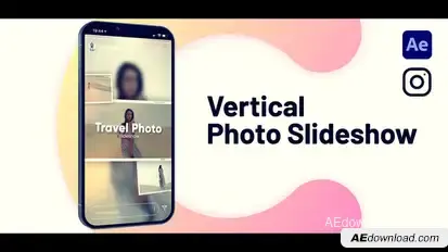 Photo Slideshow Vertical Openers template preview