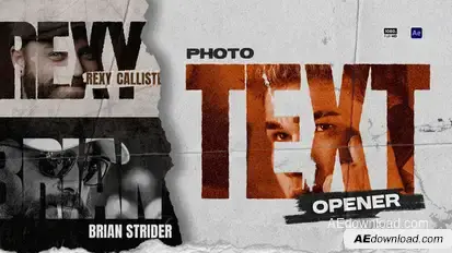 Photo Text Openers Openers template preview
