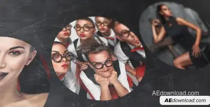 Photo Typo Circle Opener Openers template preview