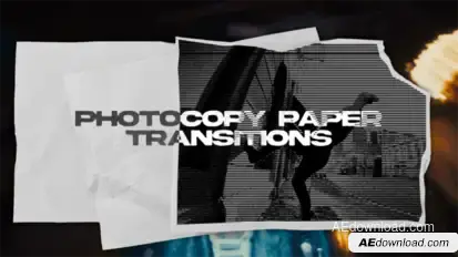 Photocopy Paper Transitions Elements template preview