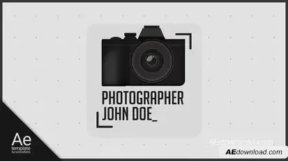Photographer Logo Logo Stings template preview