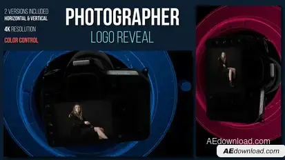 Photographer Logo Reveal Openers template preview