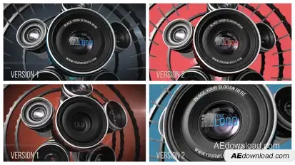 Photography Lens Logo 2 Logo Stings template preview
