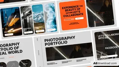 Photography Portfolio Video Template Video Displays template preview