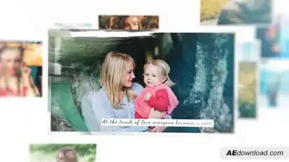Photography Smooth Brush Slideshow | Photo Slideshow Video Displays template preview