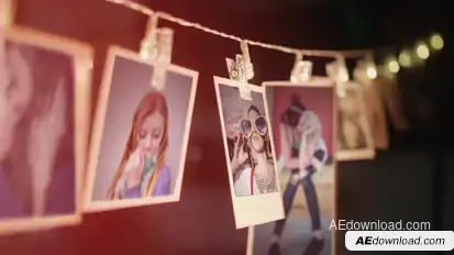 Picture Frames Slideshow Video Displays template preview
