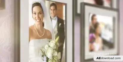 Slideshow - Pictures On The Wall Video Displays template preview