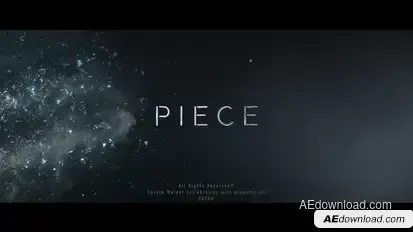 Piece | Trailer Titles Titles template preview