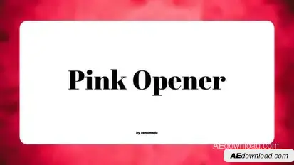Pink. - Modern Opener Openers template preview