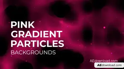 Pink Gradient Particles Background Animated Pack Elements template preview