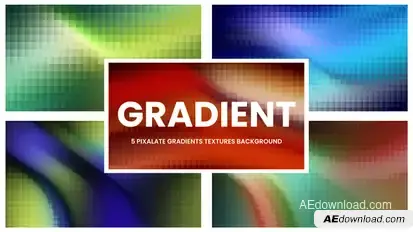 Pixalate Gradients Elements template preview