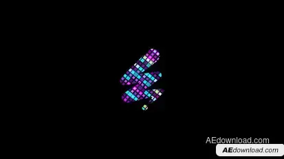 Pixel Logo Reveal Logo Stings template preview