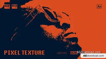 Pixel Overlay Video Displays template preview