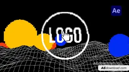 Pixel Party Logo Reveal Logo Stings template preview