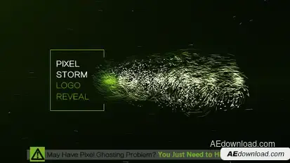 Pixel Storm Logo Reveal Logo Stings template preview