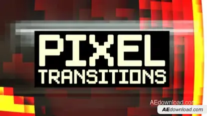 Pixel Transitions Elements template preview