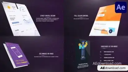 Videohive Pixel Website Presentation for After Effects Openers template preview