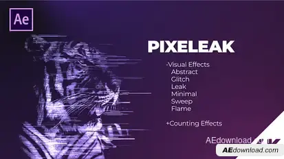 Pixeleak | Effects Pack Logo Stings template preview