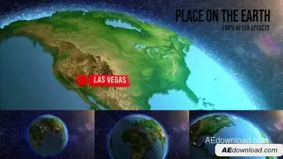 Place on The Earth | Map | Globe Openers template preview