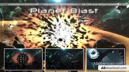 Planet Blast Openers template preview