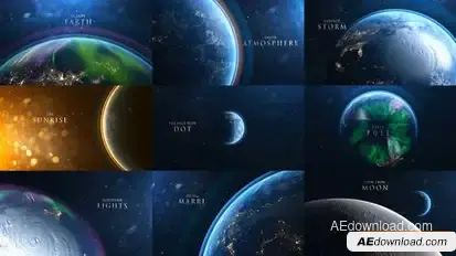 Planet Earth V.2 Openers template preview