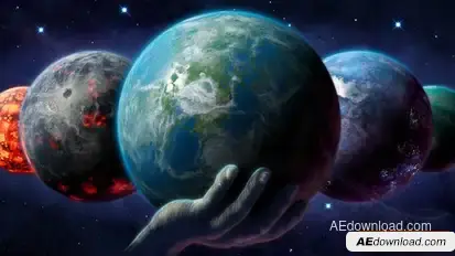 Videohive Planet Maker Video Displays template preview