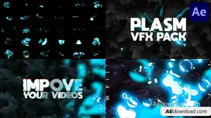 Plasma VFX Pack | After Effects Elements template preview