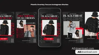 Plastic Overlay Instagram Storie Product Promo template preview