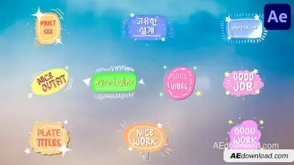 Plate Titles for After Effects Titles template preview